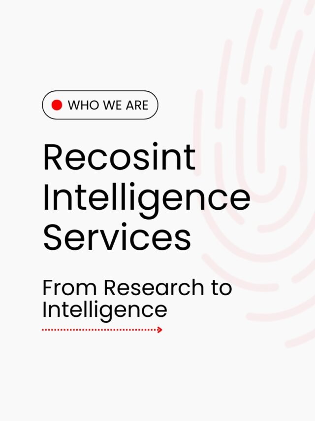 Know About RecOsint: Professional OSINT & Cybersecurity Intelligence