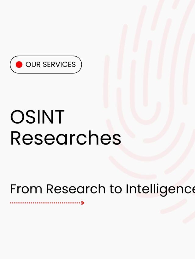 Custom OSINT investigation & OSINT Researches | RecOsint