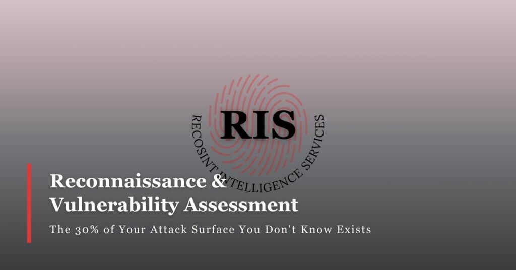 Reconnaissance and vulnerability assessment revealing 30% hidden attack surface through comprehensive security testing