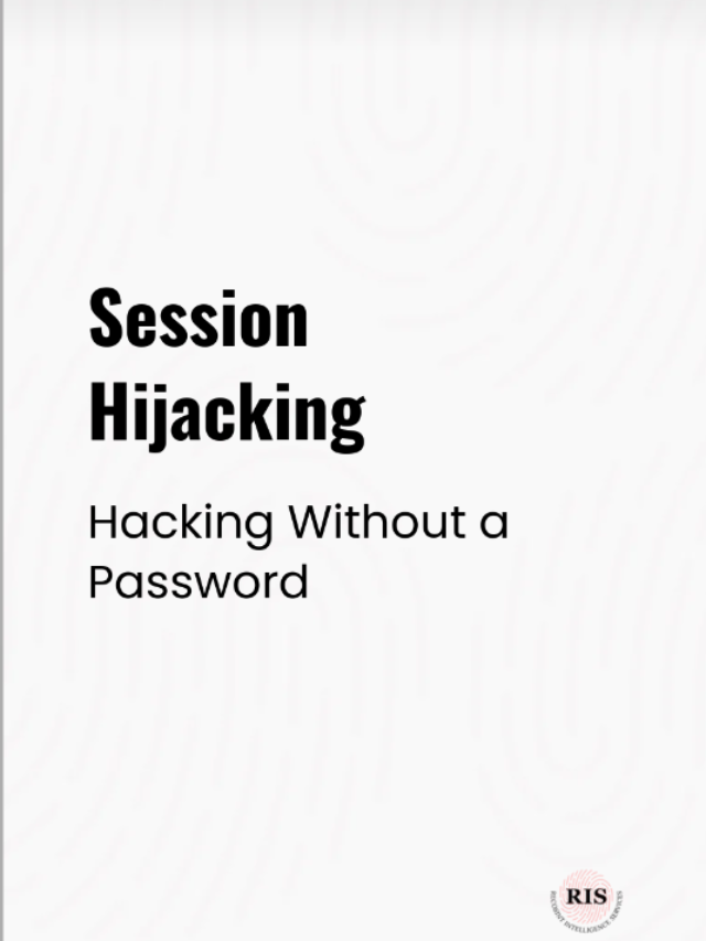 Session Hijacking: Hacking Without Passwords