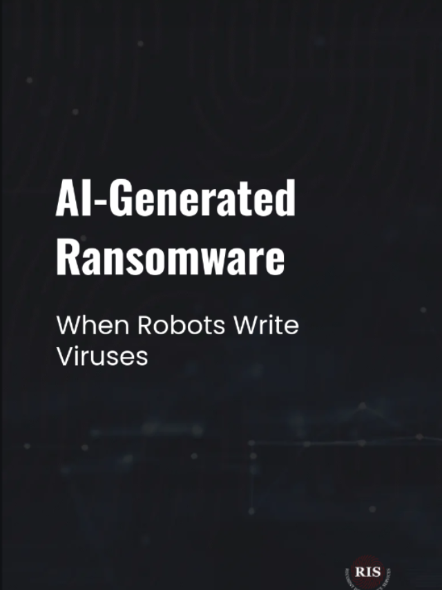 AI-Generated Ransomware: The New Cyber Threat