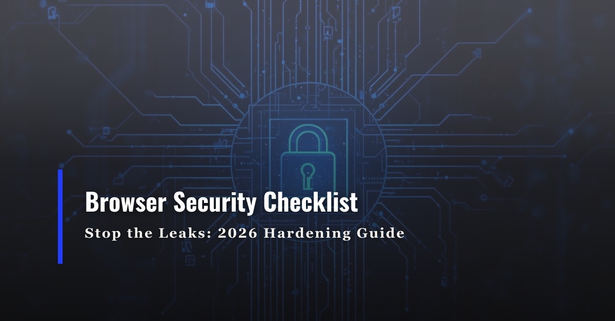 browser-security-checklist-hardening-2026