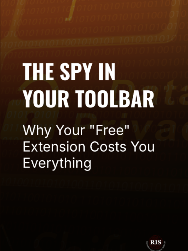 The Spy in Your Toolbar: Extension Security Guide